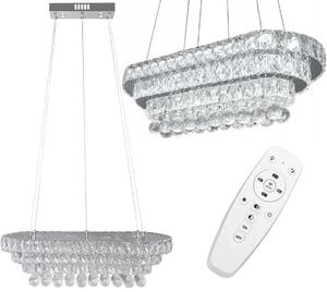 LED 102W Pilot Crystal obesek stropna svetilka APP417-CP