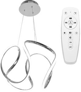 Sodobna stropna svetilka LED + PILOT APP385-CP CHROME