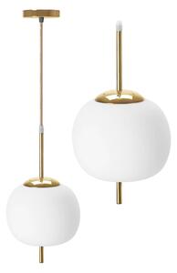 Stropna svetilka Glass Hanging Sphere APP669-1CP Gold