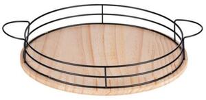 Okrogel leseni pladenj ALPINA Ø35 cm