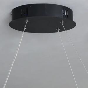 Sodobna stropna svetilka LED + PILOT APP823-CP Black