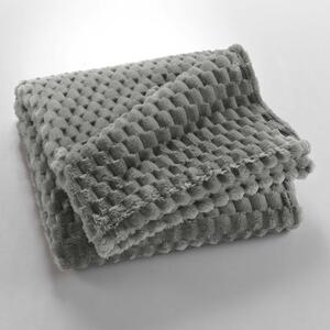 Siva odeja iz mikroflanele 125x150 cm Mini Frosty – douceur d'intérieur