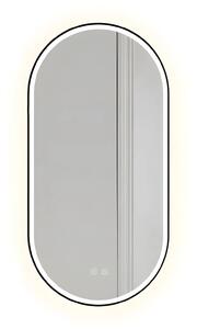 Ogledalo LED OVL 50x100cm Black