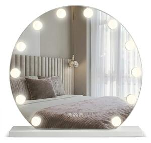 Stensko ogledalo LED HOLLYWOOD White 50 cm