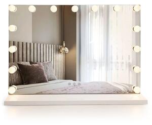 Stensko ogledalo LED HOLLYWOOD White 80x60