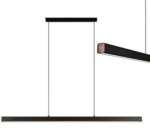 Led obesek stropna svetilka APP1448-CP BLACK 100cm