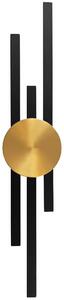 Stenska svetilka LED APP1437-W BLACK GOLD