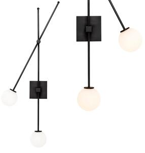 Stenska svetilka APP1595-2W black