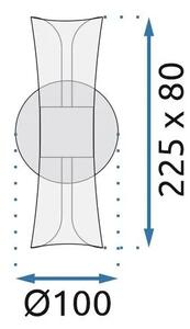 Stenska svetilka LED G029-W Black