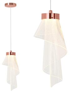 Zrcalna stropna svetilka APP1765-1CP Pink Gold