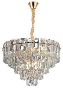 Obesna svetilka s kristali G056-CP 50cm GOLD