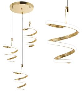 Viseča LED svetilka G075-3CPR Gold