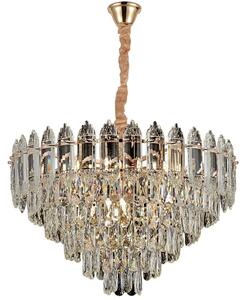 Obesna svetilka s kristali G057-CP 50cm GOLD