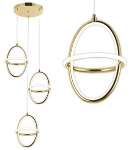 Viseča LED svetilka G064-3CPR Gold