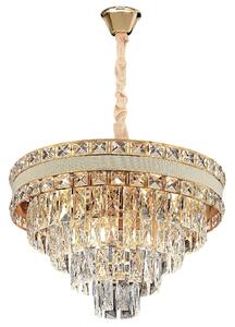 Obesna svetilka s kristali G048-CP 50CM GOLD
