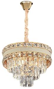 Obesna svetilka s kristali G047-CP 40CM GOLD