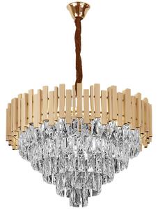 Obesna svetilka s kristali G052-CP 60CM GOLD