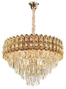 Obesna svetilka s kristali G058-CP 60CM GOLD