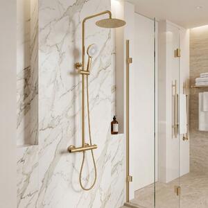 Tuš set s termostatom Rea Drop Brush Gold