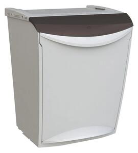 Denox Ekosystem Koš za odpadke za sortiraneodpadke 25 l, siv - mix