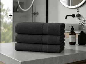 Brisača CLARYSSE ELEGANCE 60x110 cm antracitna, 100% bombaž