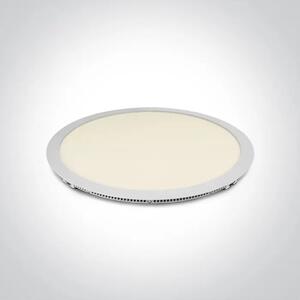VGRADNA LED PANELNA SVETILKA SLIM LED/40W/4000K/3400lm/120°/230V fi420 BELA DM10140F/W/C