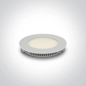 VGRADNA LED PANEL 8W/4000K/560lm/230V BELA DM10108FA/W/C