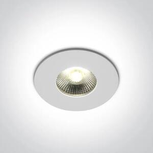 VGRADNA LED SVETILKA/6W/3000K/500lm/40°/350mA IP65 BELA OGNJEODPORNA DM10106PF/W