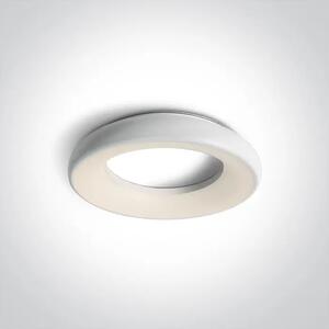 STROPNA SVETILKA LED/25W/3000K/1850lm/240V BELA DM67402/W/W