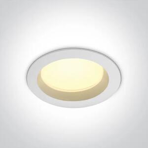 VGRADNA LED SVETILKA/18W/3000K/1300lm/90°/fi.170mm/240V IP54 BELA DM10118B/W/W