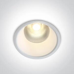 VGRADNA LED SVETILKA/15W/3000K/1275lm/24°/230V BELA DM10115FD/W/W