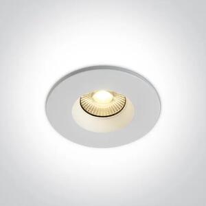 VGRADNA LED SVETILKA/7W/3000K/500lm/60°/240V IP65 ZATEMNLJIVA BELA DM10107DF/W