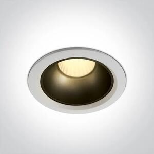 VGRADNA LED SVETILKA 20W/1600lm/3000K/45 st./fi. 118 mm/BELA-ZLATA DM10120Z/W/W