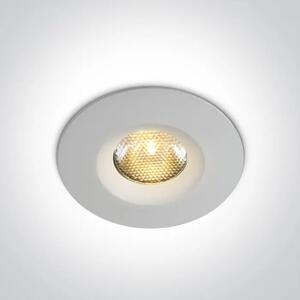 VGRADNA LED SVETILKA 3W/3000K/270lm IP65 BELA DM10103M/W/W