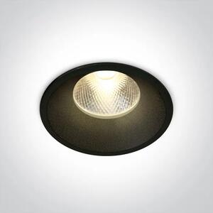 VGRADNA LED SVETILKA/12W/3000K/960lm/20°/230V ČRNA DM10112TD/B/W