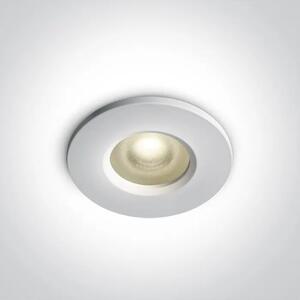 VGRADNA SVETILKA 1×GU10/10W/230V IP65 BELA PRIZMA DM10105R1P/W#