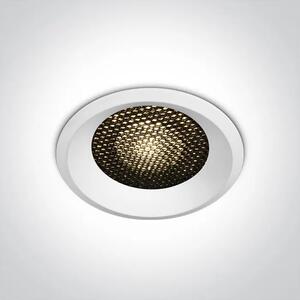VGRADNA LED SVETILKA/18W/3000K/1500lm/36°/500mA BELA DM10118DH/W/W#