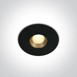 VGRADNA SVETILKA LED COB 8W WW 36deg IP54 230v TEMNA SVETLOBA ČRNA DM10108H/B/W