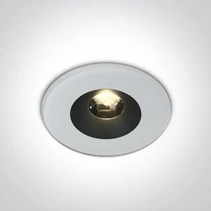 VGRADNA LED SVETILKA 6W WW 25deg IP65 100-240V BELA DM10106V/W/W