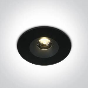 VGRADNA LED SVETILKA 6W WW 25deg IP65 100-240V ČRNA DM10106V/B/W