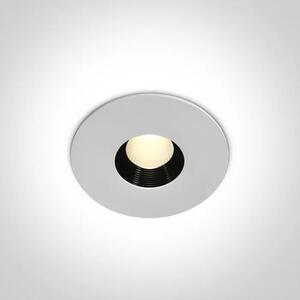 VGRADNA LED SVETILKA/8W/3000K/600lm/36°/230V IP54 BELA DM10108H/W/W
