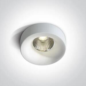 VGRADNA LED SVETILKA/12W/3000K/1100lm/50°/700mA IP20 BELA DM10112R/W/W