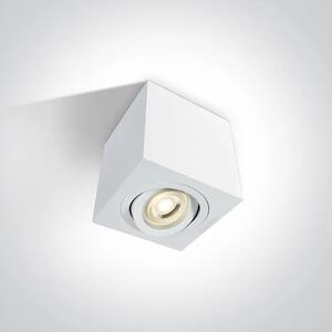 STROPNI REFLEKTOR GU-10/50W/220V KVADRATNI BEL DM12105AC/W
