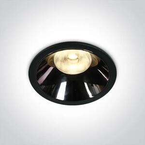 VGRADNA LED SVETILKA 18W WW IP20 36deg 500mA ČRNO TEMNA LUČ DM10118DC/B/W
