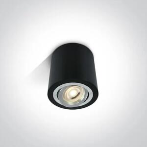 STROPNI REFLEKTOR GU-10/50W/220V OKROGEL ČRN DM12105ABG/B#