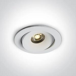VGRADNA SVETILKA LED/7W/3000K/530lm/36°/700mA IP54 BELA DM11107P/W/W