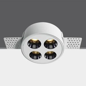 VGRADNA SVETILKA BREZ OKVIRJA LED 10W WW IP20 38deg 230V TEMNO BELA DM10110HTR/W/W