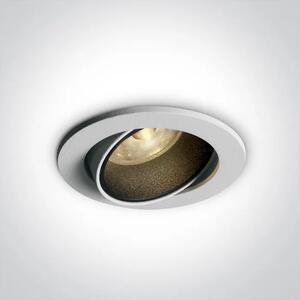 VGRADNA LED SVETILKA/7W/3000K/550lm/35°/700mA IP20 BELA DM11107K/W/W