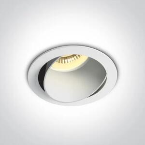 VGRADNA SVETILKA 1×GU10/10W/MR16/230V/fi.79mm/IP20 BELA/BELA DM11105M/W/W