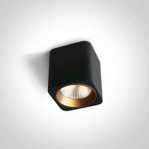 STROPNA SVETILKA LED/7W/3000K/500Lm/230V BREZ ZATEMNILNIKA, ČRNA DM12107KA/B/W
